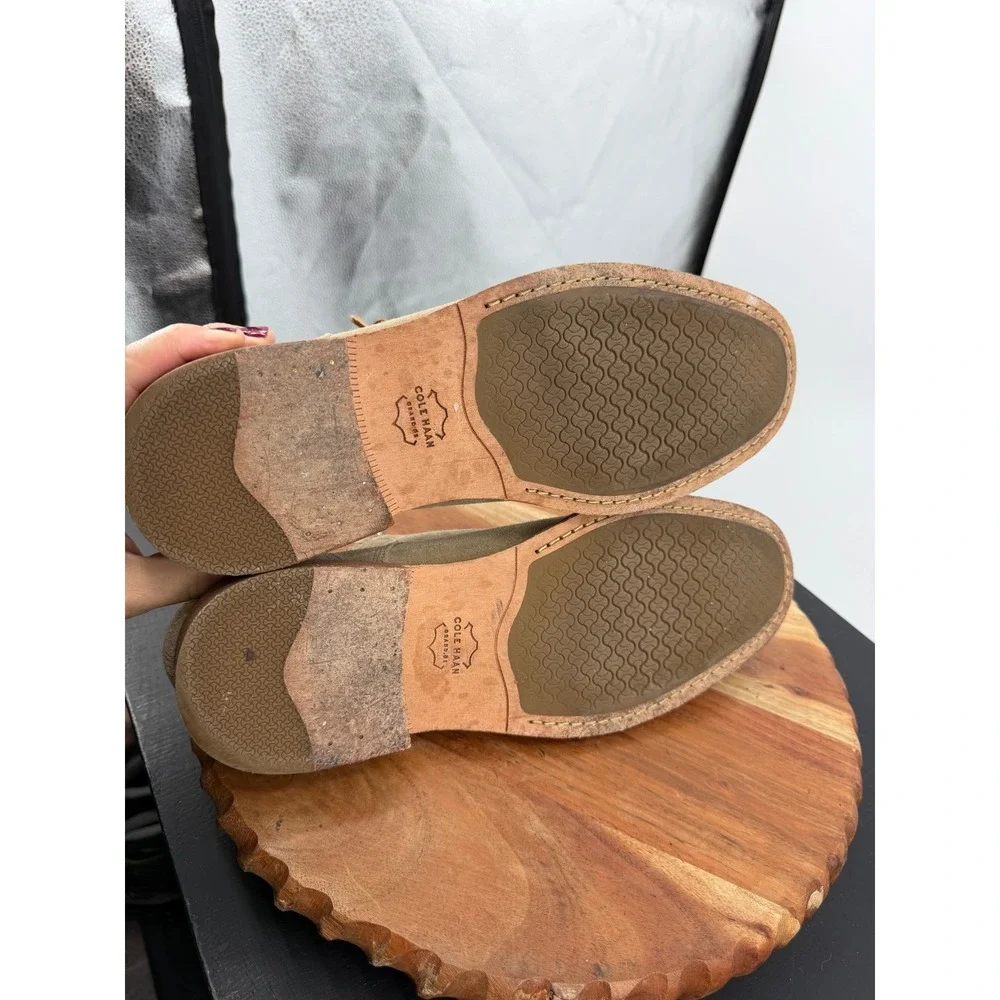Cole Haan Grand 360 Oxford Shoes Mens 11 Tan Suede Lace Up Derby C33796
